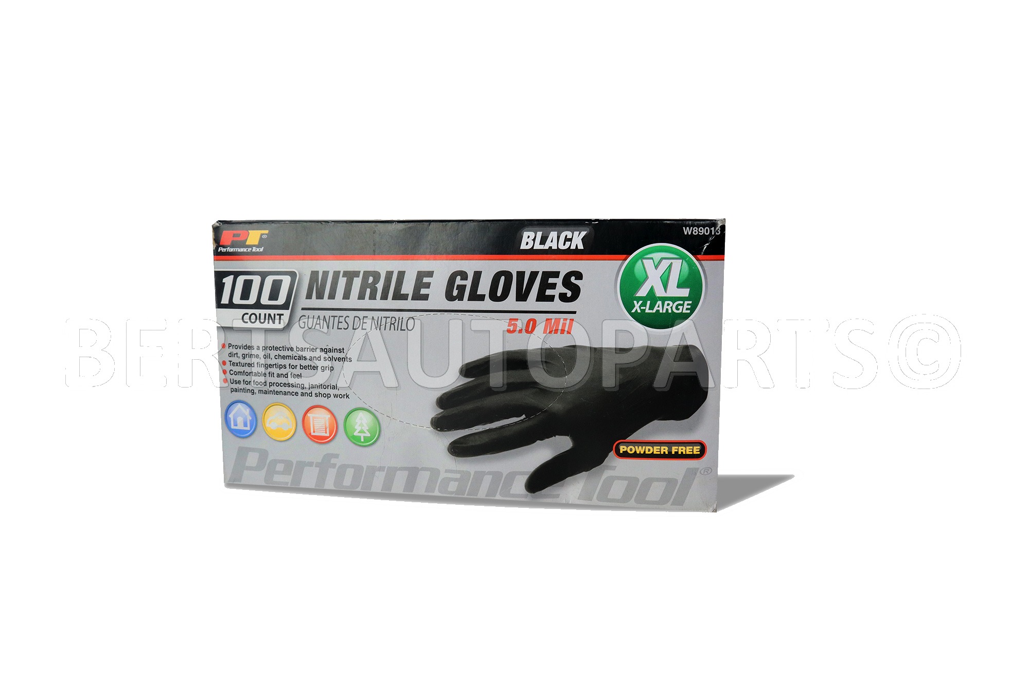 Nitrile Gloves XL (Black)